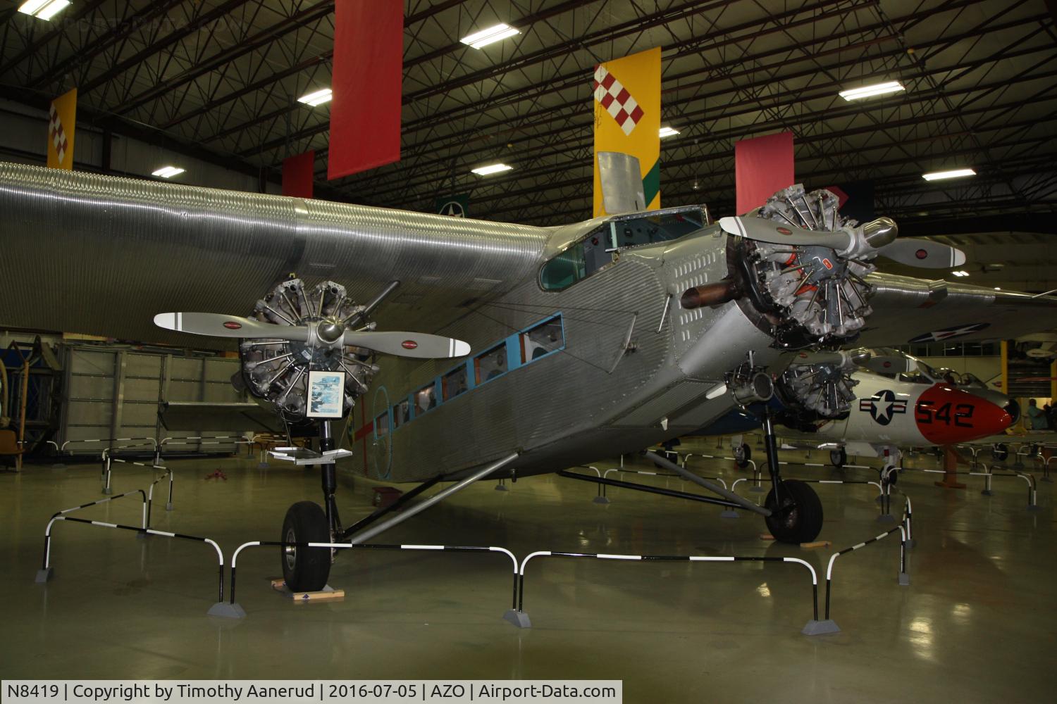 N8419, 1929 Ford 5-AT-C Tri-Motor C/N 58, 1929 Ford 5-AT-C, c/n: 58