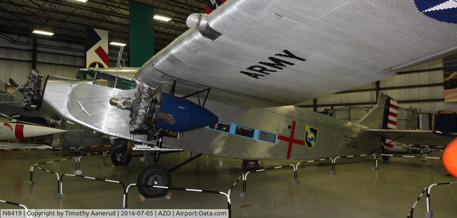 N8419, 1929 Ford 5-AT-C Tri-Motor C/N 58, 1929 Ford 5-AT-C, c/n: 58