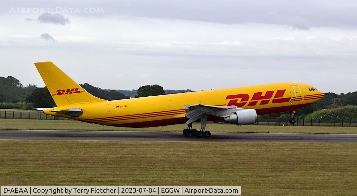 D-AEAA, 1994 Airbus A300B4-622R(F) C/N 743, At Luton Airport