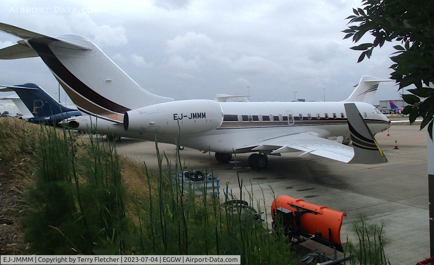 EJ-JMMM, 2010 Bombardier BD-700-1A10 Global Express XRS C/N 9387, At Luton Airport