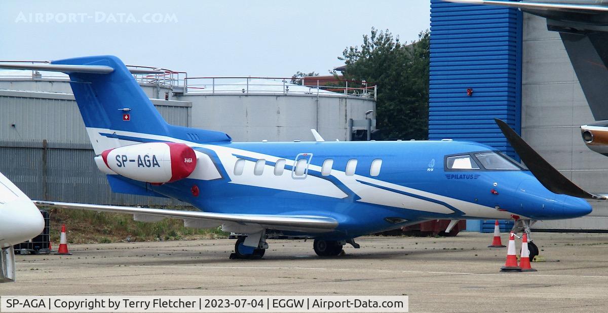 SP-AGA, 2019 Pilatus PC-24 C/N 134, At Luton Airport