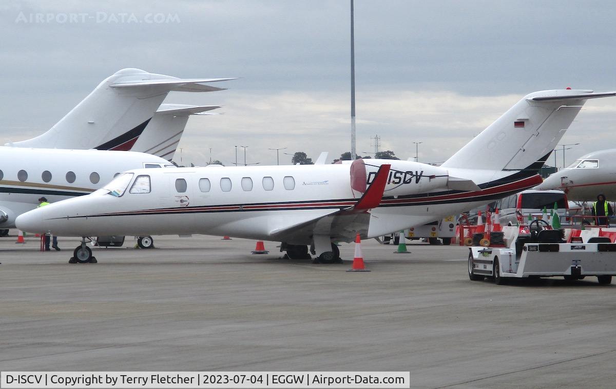 D-ISCV, 2008 Cessna 525A CitationJet CJ2+ C/N 525A-0429, At Luton Airport