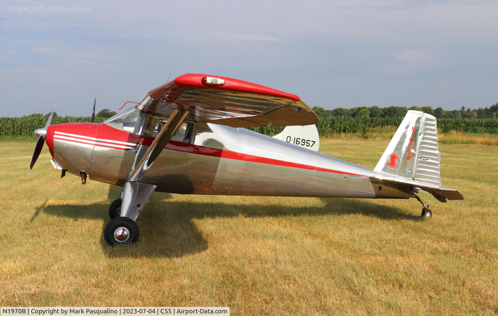 N1970B, 1948 Luscombe 8A C/N 6397, Luscombe 8A