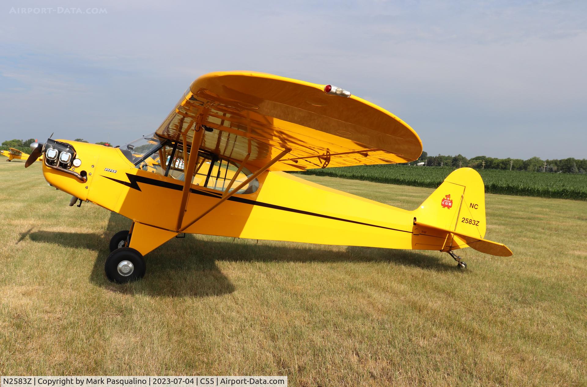 N2583Z, 1946 Piper J-3 Cub C/N 18687, Piper J3C-65