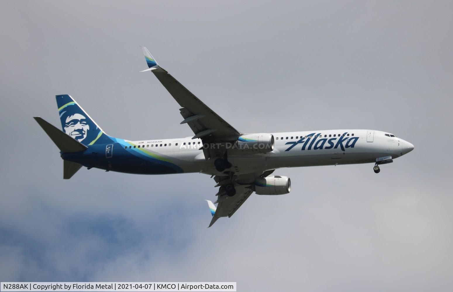 N288AK, 2018 Boeing 737-990/ER C/N 60575, ASA 739 zx SAN-MCO