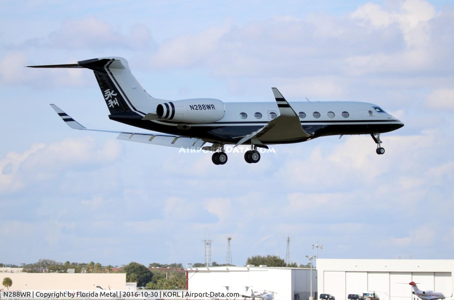 N288WR, 2011 Gulfstream Aerospace G650 (G-VI) C/N 6007, G650 zx