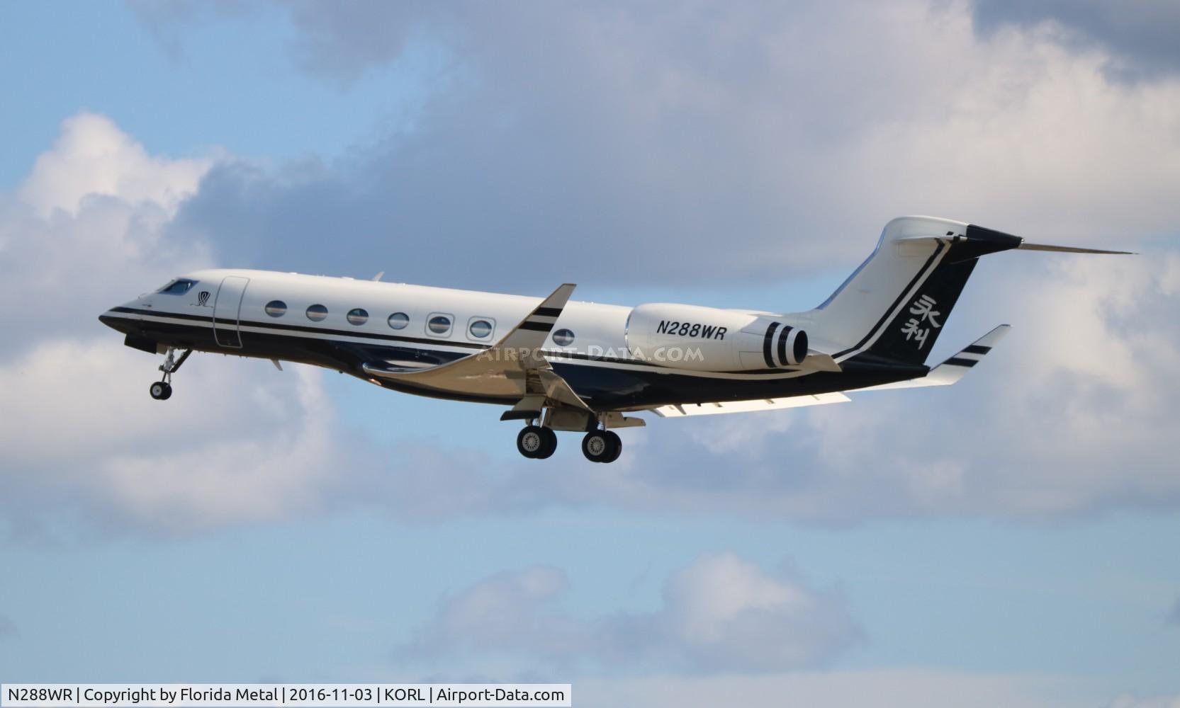 N288WR, 2011 Gulfstream Aerospace G650 (G-VI) C/N 6007, NBAA 2016 zx