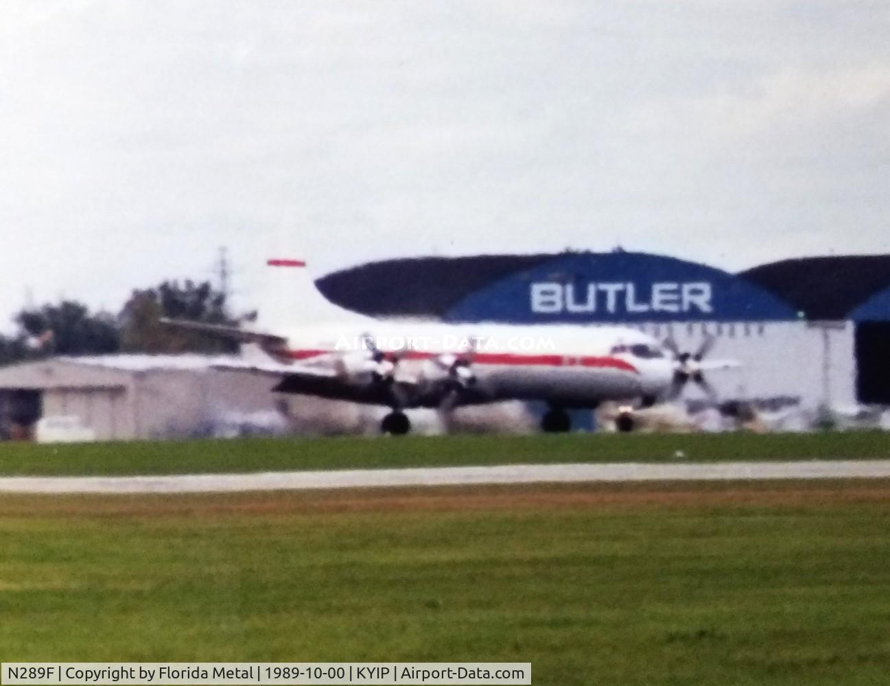 N289F, 1959 Lockheed L-188C(F) Electra C/N 1110, Zantop L-188 zx