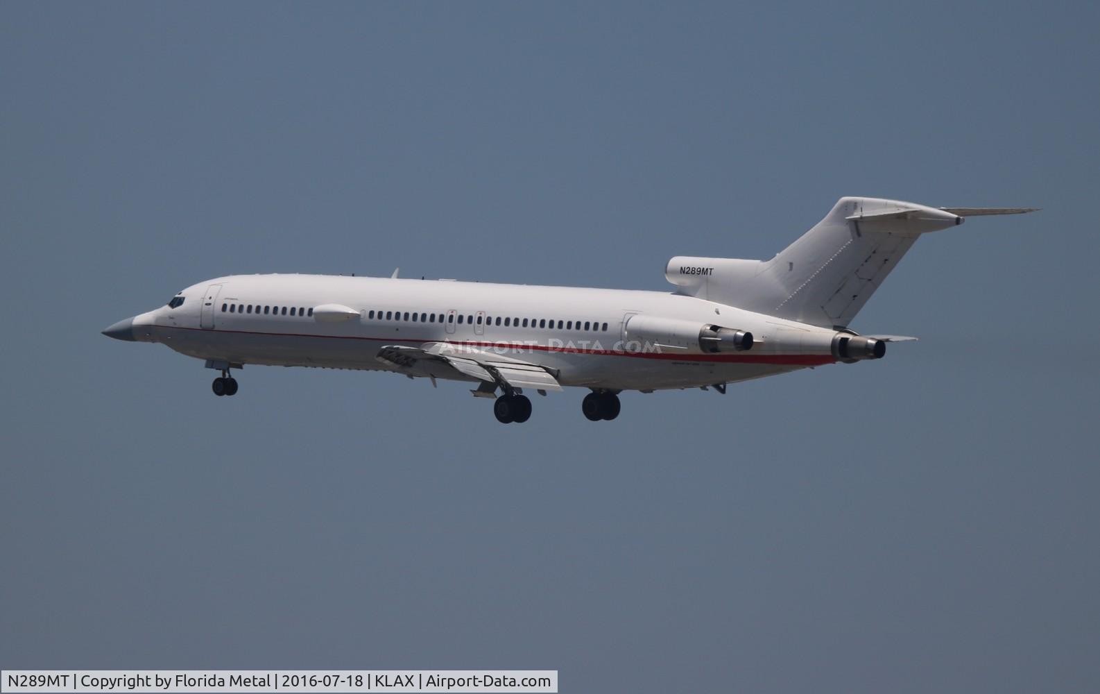 N289MT, 1981 Boeing 727-223 C/N 22467, Raytheon 727 zx