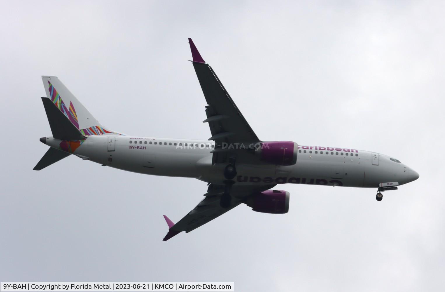 9Y-BAH, 2022 Boeing 737-8 MAX C/N 43345, Caribbean Airlines 737-8 MAX zx MCO