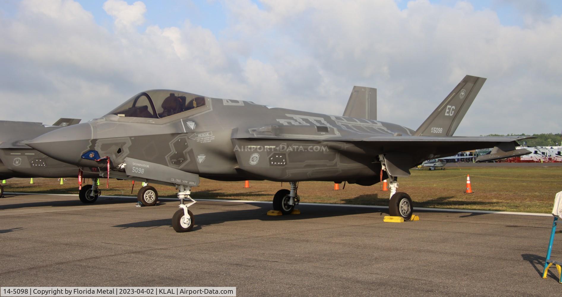 14-5098, 2014 Lockheed Martin F-35A Lightning II C/N AF-99, USAF F-35A zx