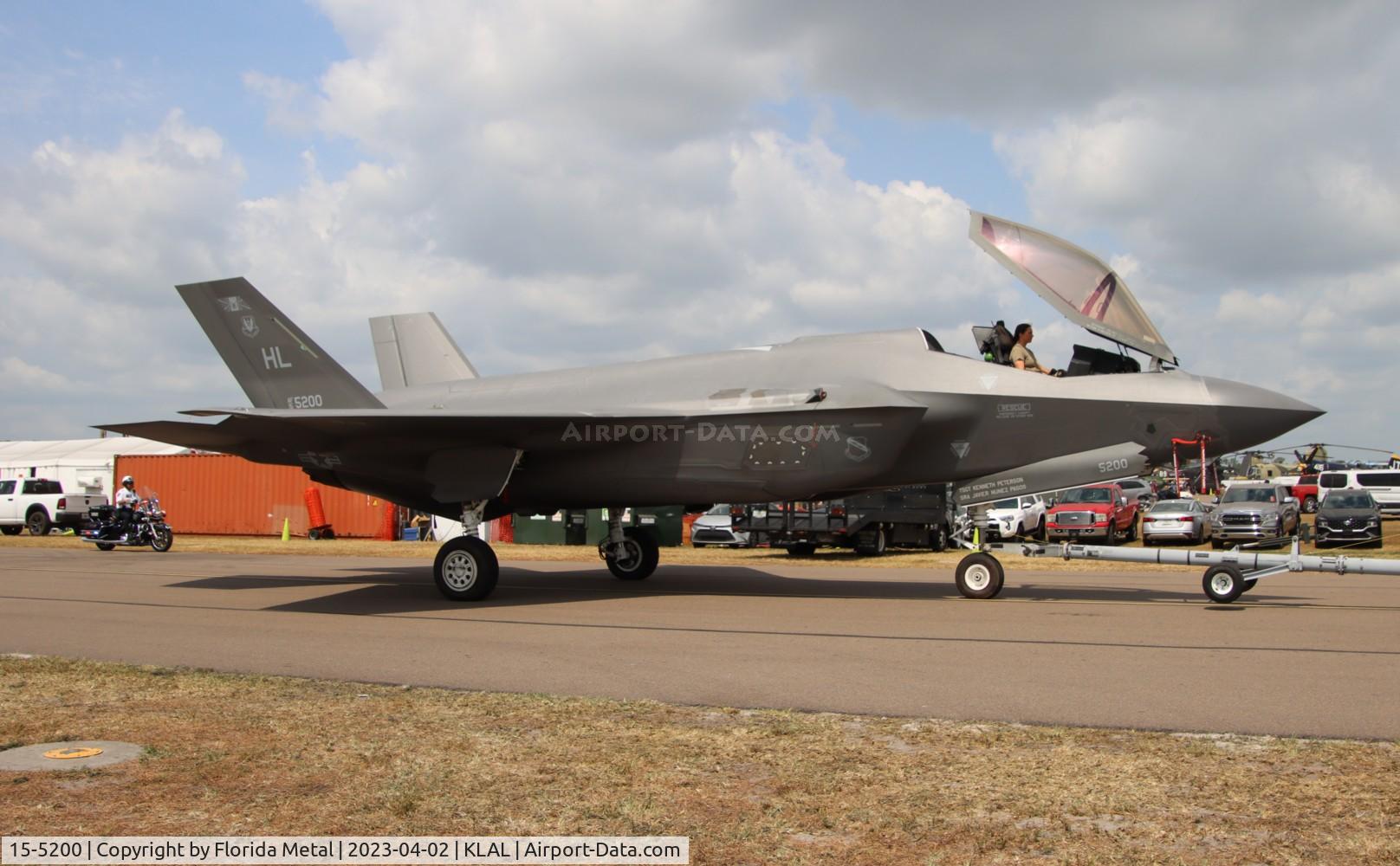 15-5200, 2015 Lockheed Martin F-35A Lightning II C/N AF-175, USAF F-35A zx