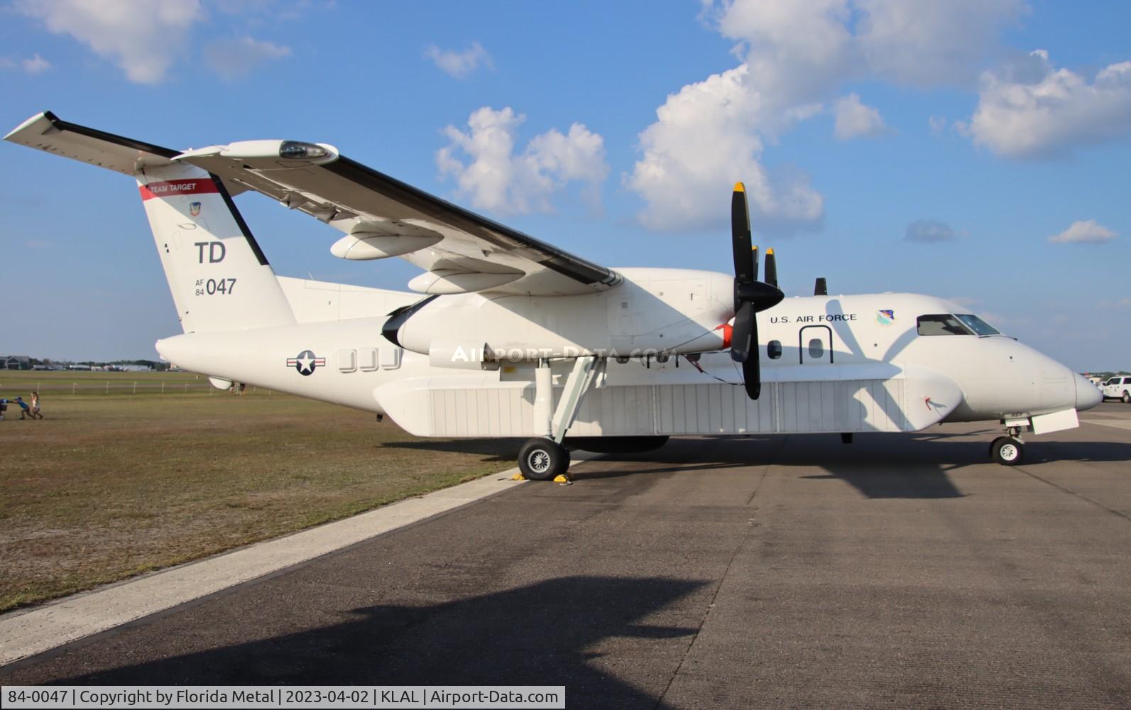 84-0047, 1986 De Havilland Canada E-9A (DHC-8-101) C/N 037, USAF E-9 zx
