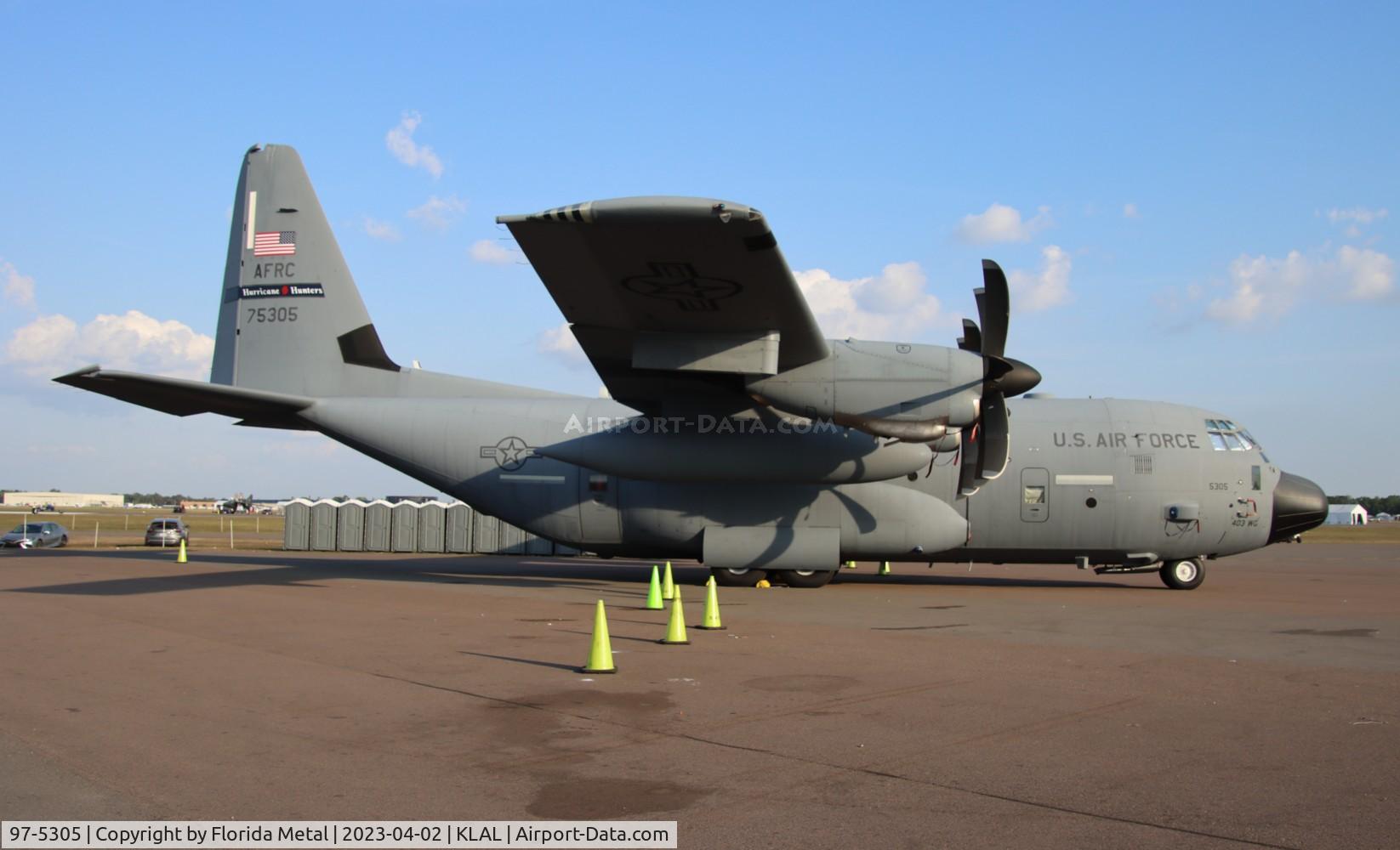 97-5305, 1997 Lockheed WC-130J Hercules C/N 382-5475, WC-130J zx