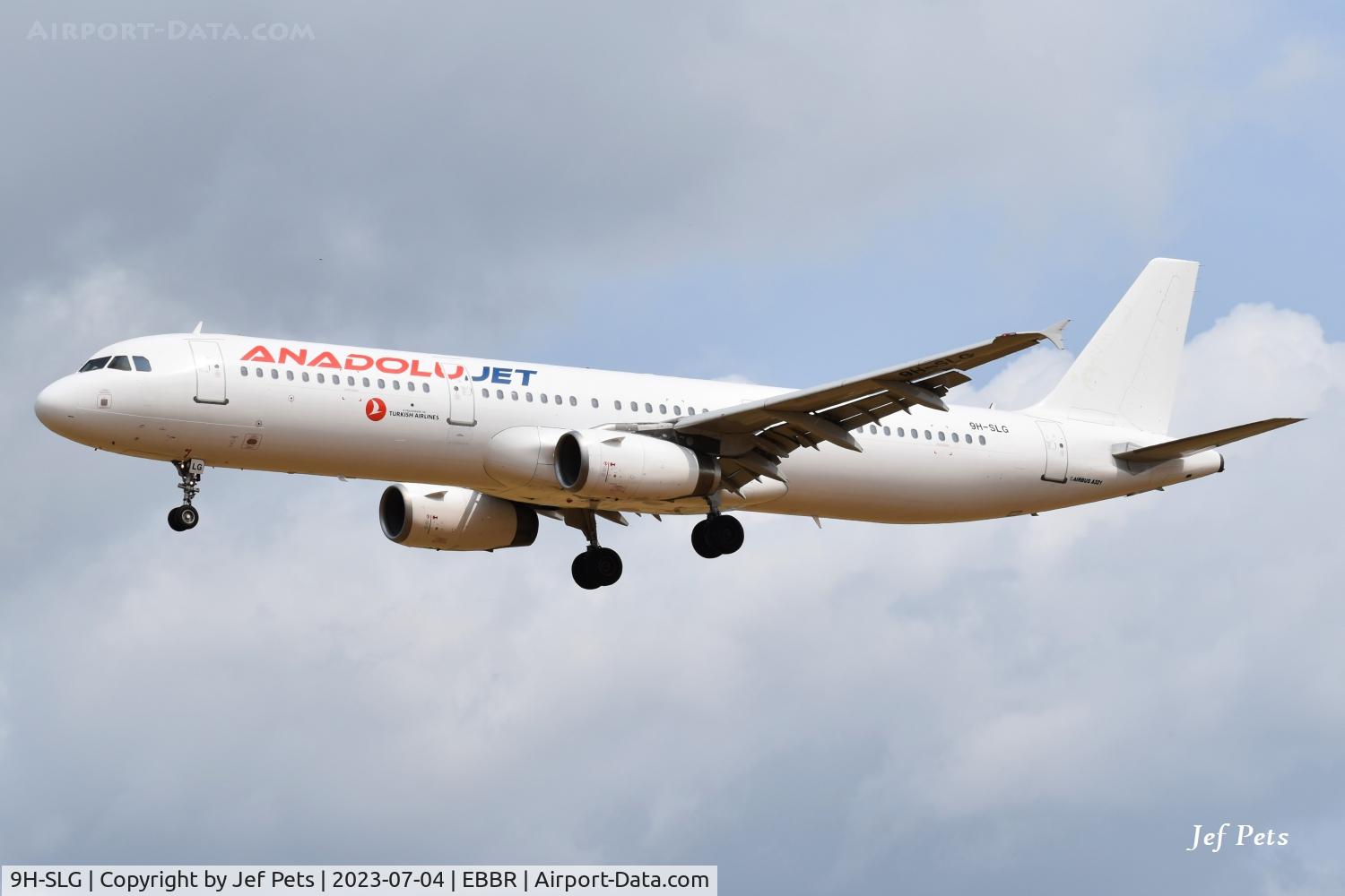 9H-SLG, 2003 Airbus A321-231 C/N 1946, Leased by Anadolu Jet.