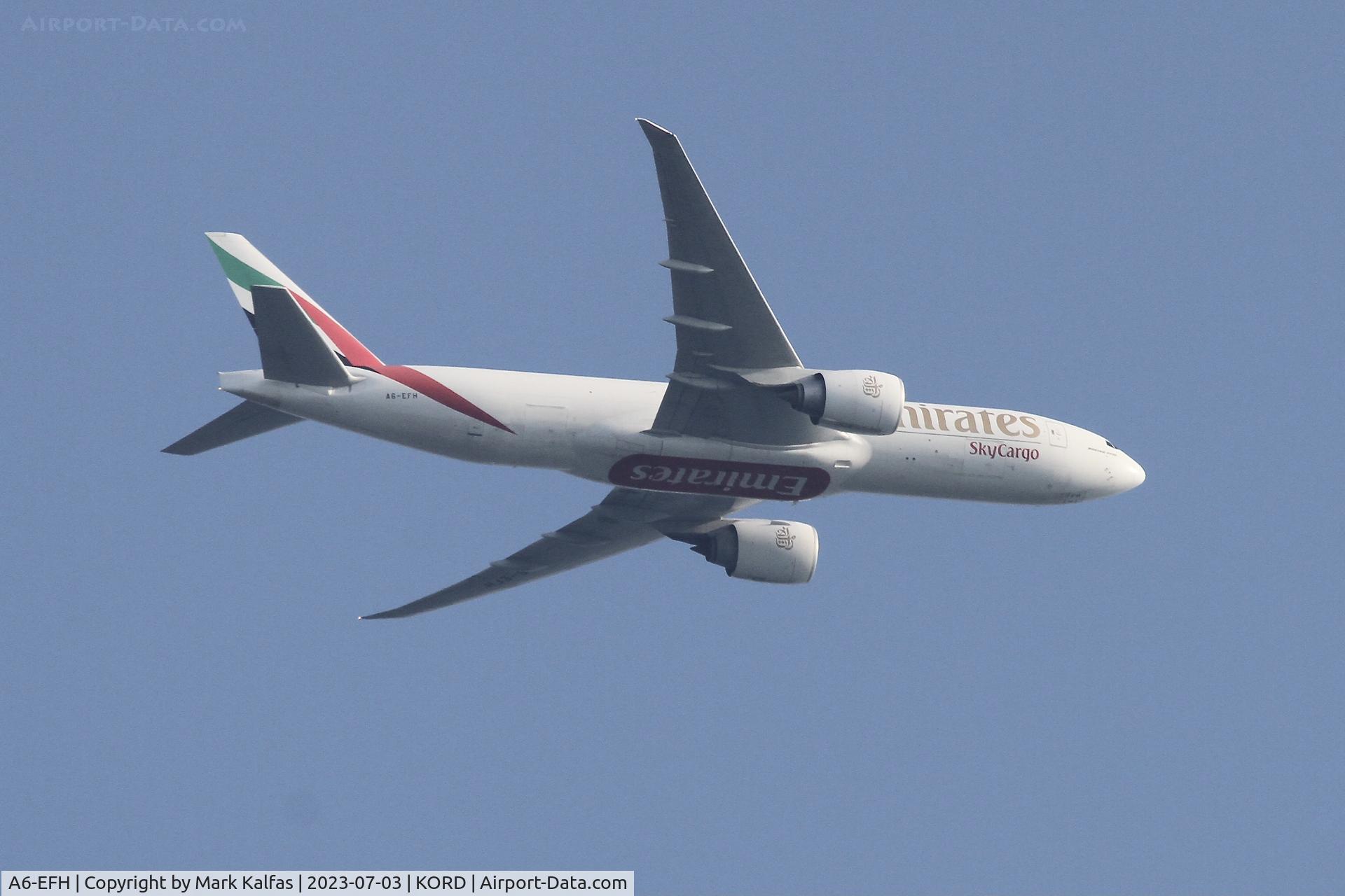 A6-EFH, 2012 Boeing 777-F1H C/N 35608, Emirates B77L A6-EFH UAE9989 LCK-ORD