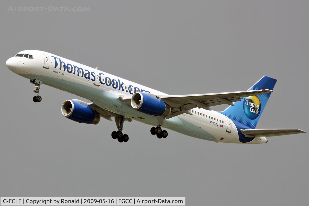 G-FCLE, 1998 Boeing 757-28A C/N 28171, at man