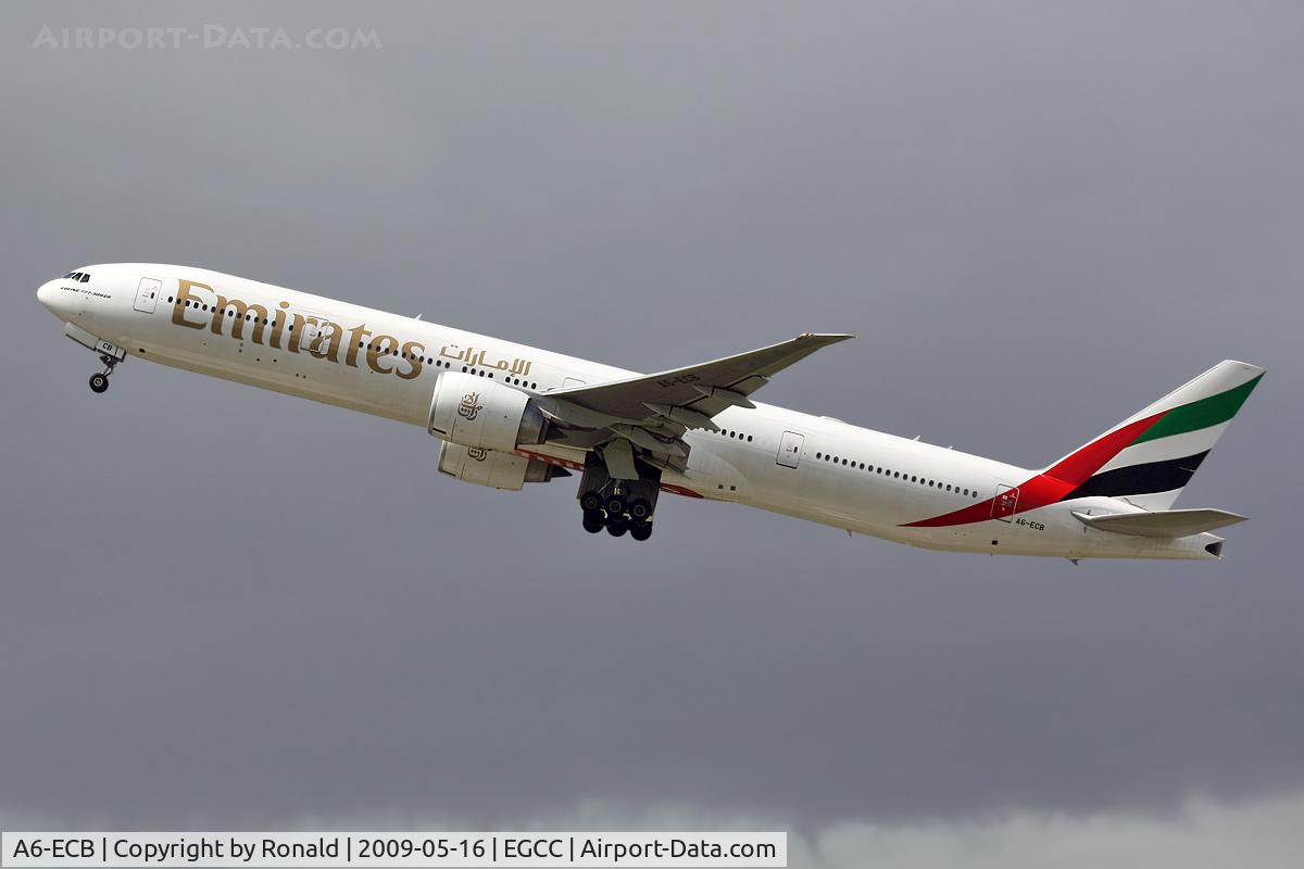 A6-ECB, 2007 Boeing 777-31H/ER C/N 32714, at man