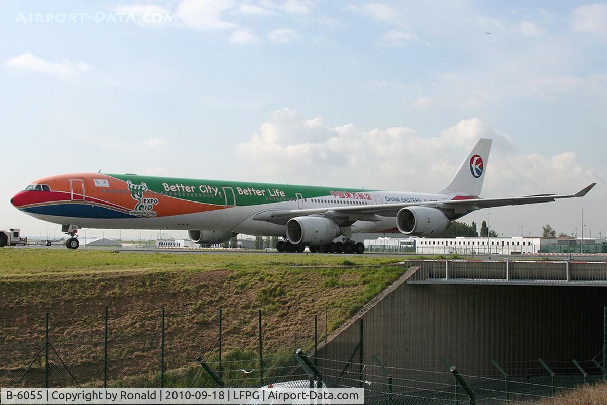 B-6055, 2004 Airbus A340-642 C/N 586, at cdg