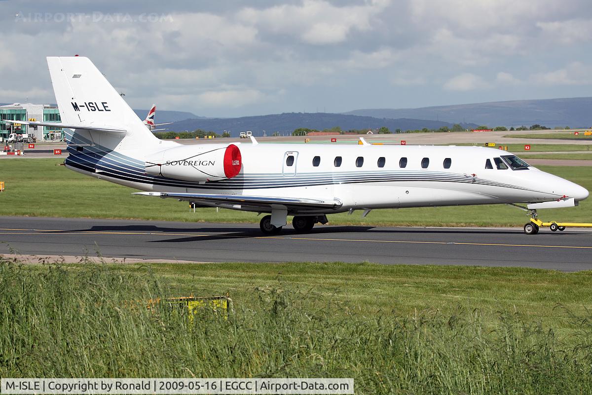 M-ISLE, 2009 Cessna 680 Citation Sovereign C/N 680-0265, at man