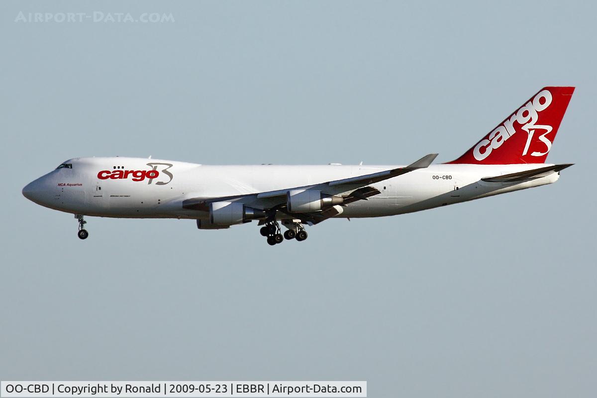 OO-CBD, 2009 Boeing 747-4KZF (SCD) C/N 36785, at bru