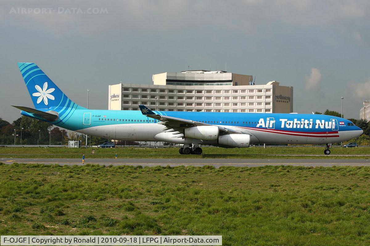 F-OJGF, 2001 Airbus A340-313 C/N 385, at cdg