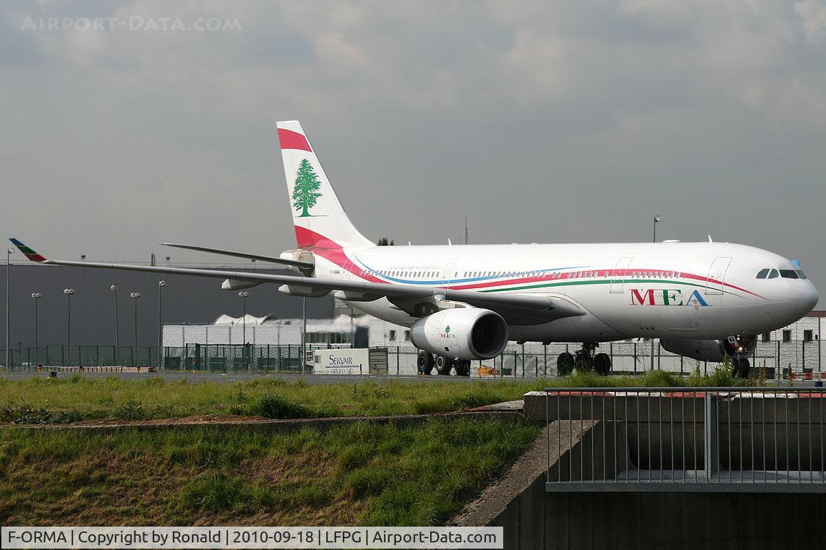 F-ORMA, 2008 Airbus A330-243 C/N 926, at cdg