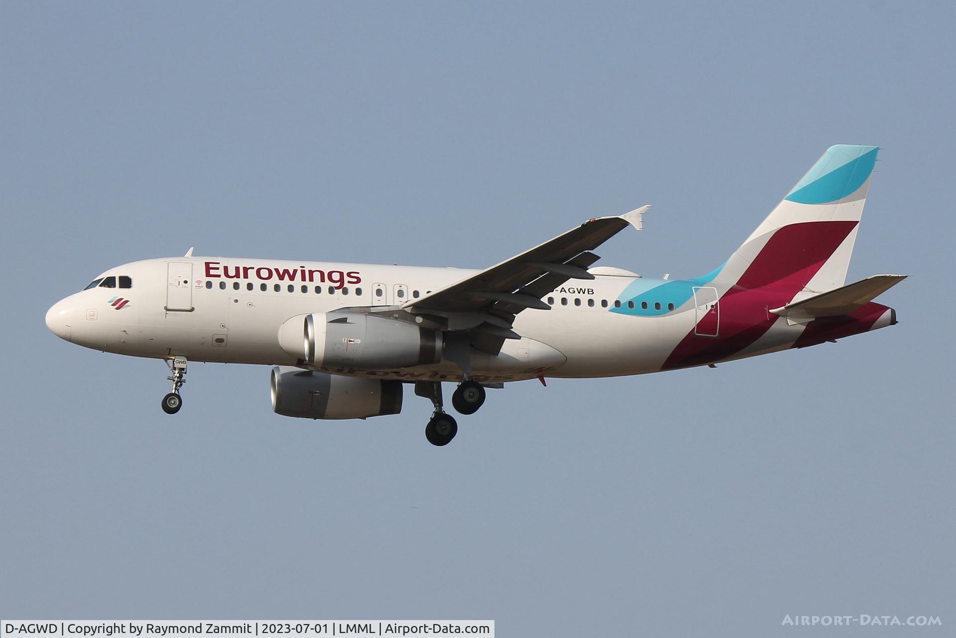 D-AGWD, 2007 Airbus A319-132 C/N 3011, A319 D-AGWD EuroWings