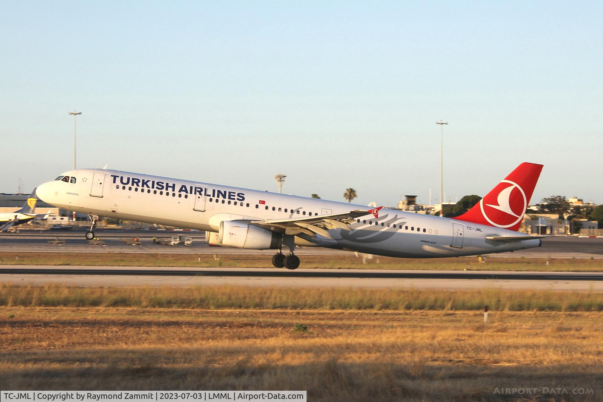 TC-JML, 2008 Airbus A321-231 C/N 3382, A321 TC-JML Turkish Airlines