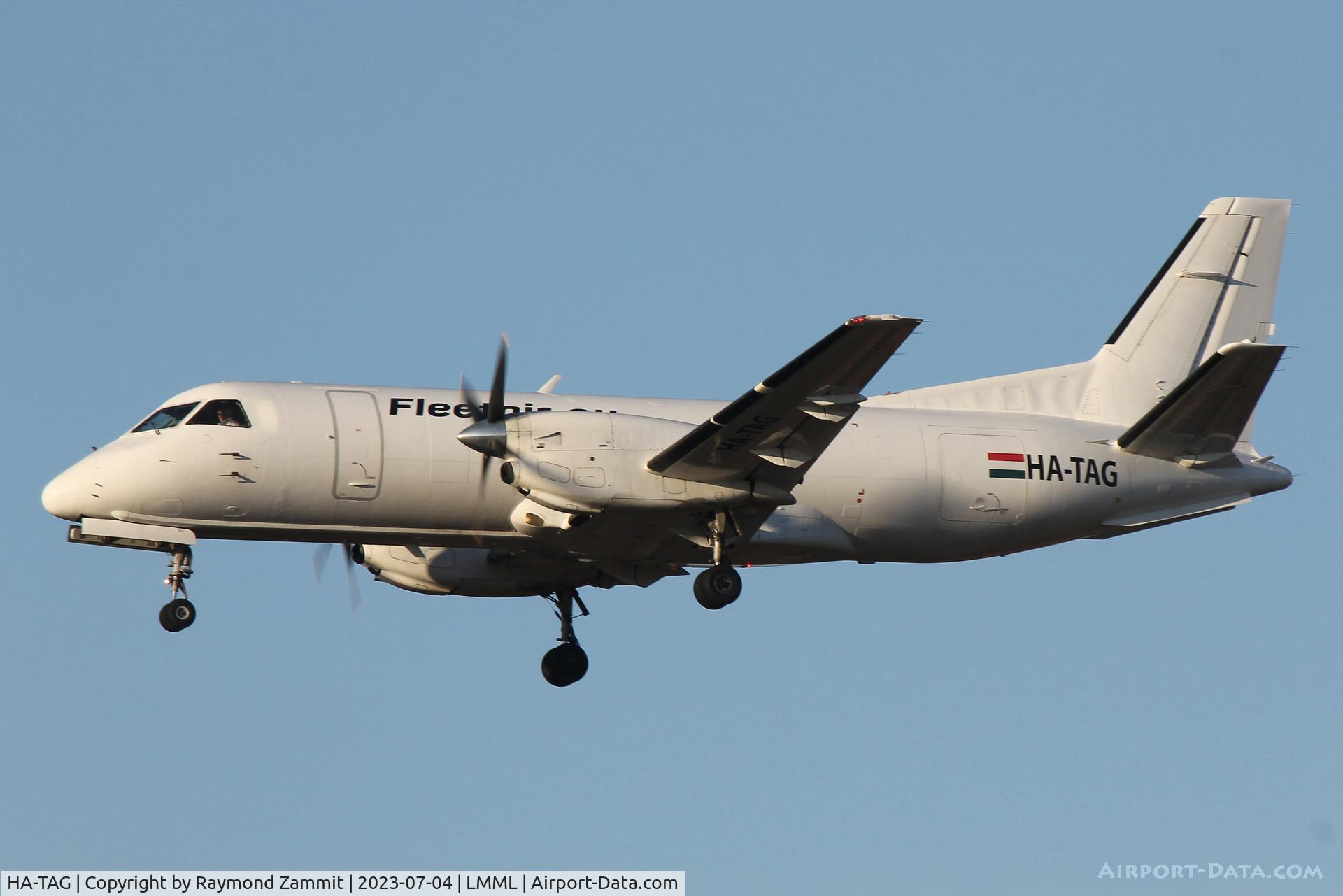 HA-TAG, 1986 Saab 340A C/N 340A-078, Saab 340A HA-TAG Fleet Air International
