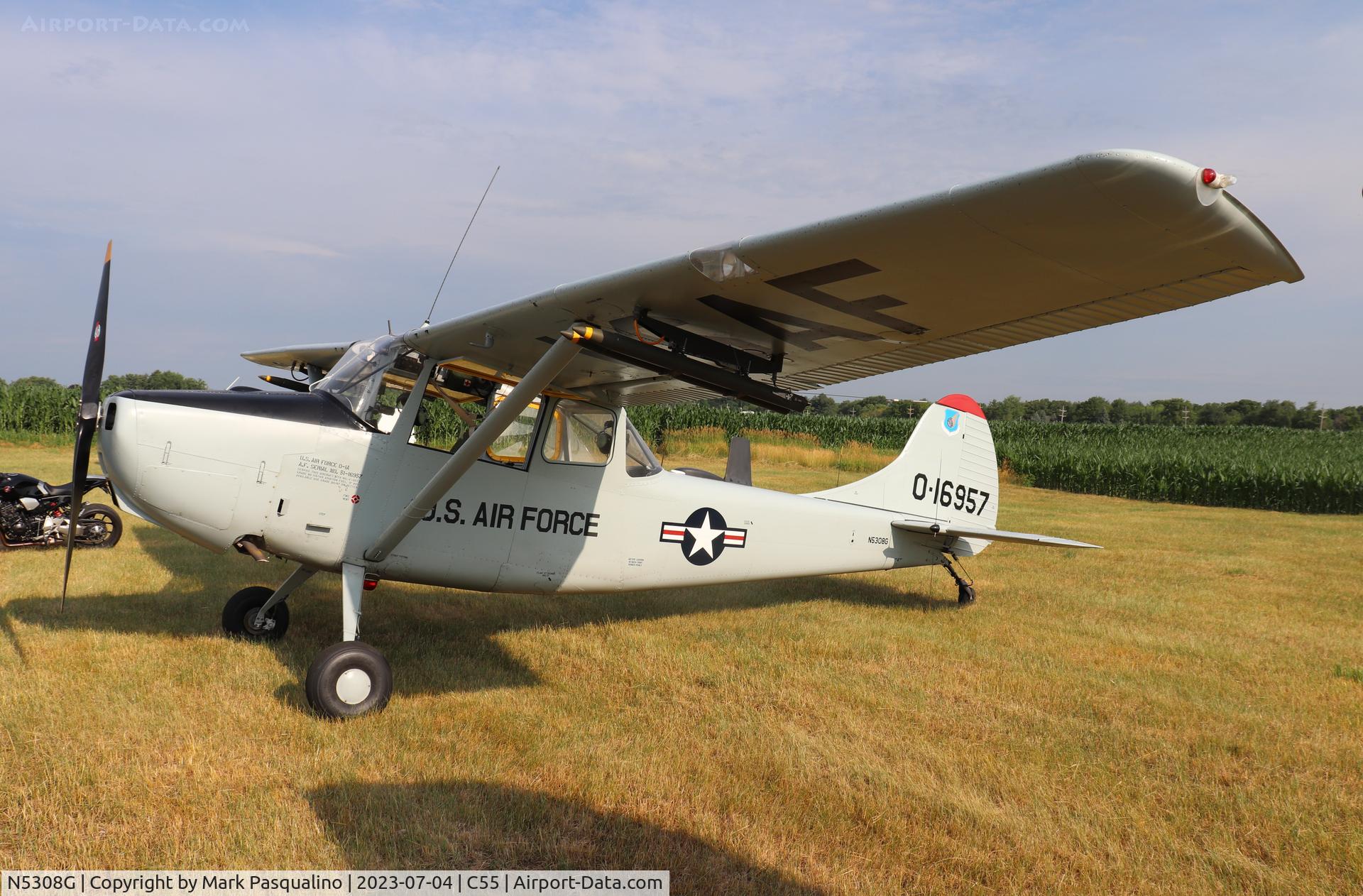 N5308G, 1951 Cessna 305A C/N 22829, Cessna L-19