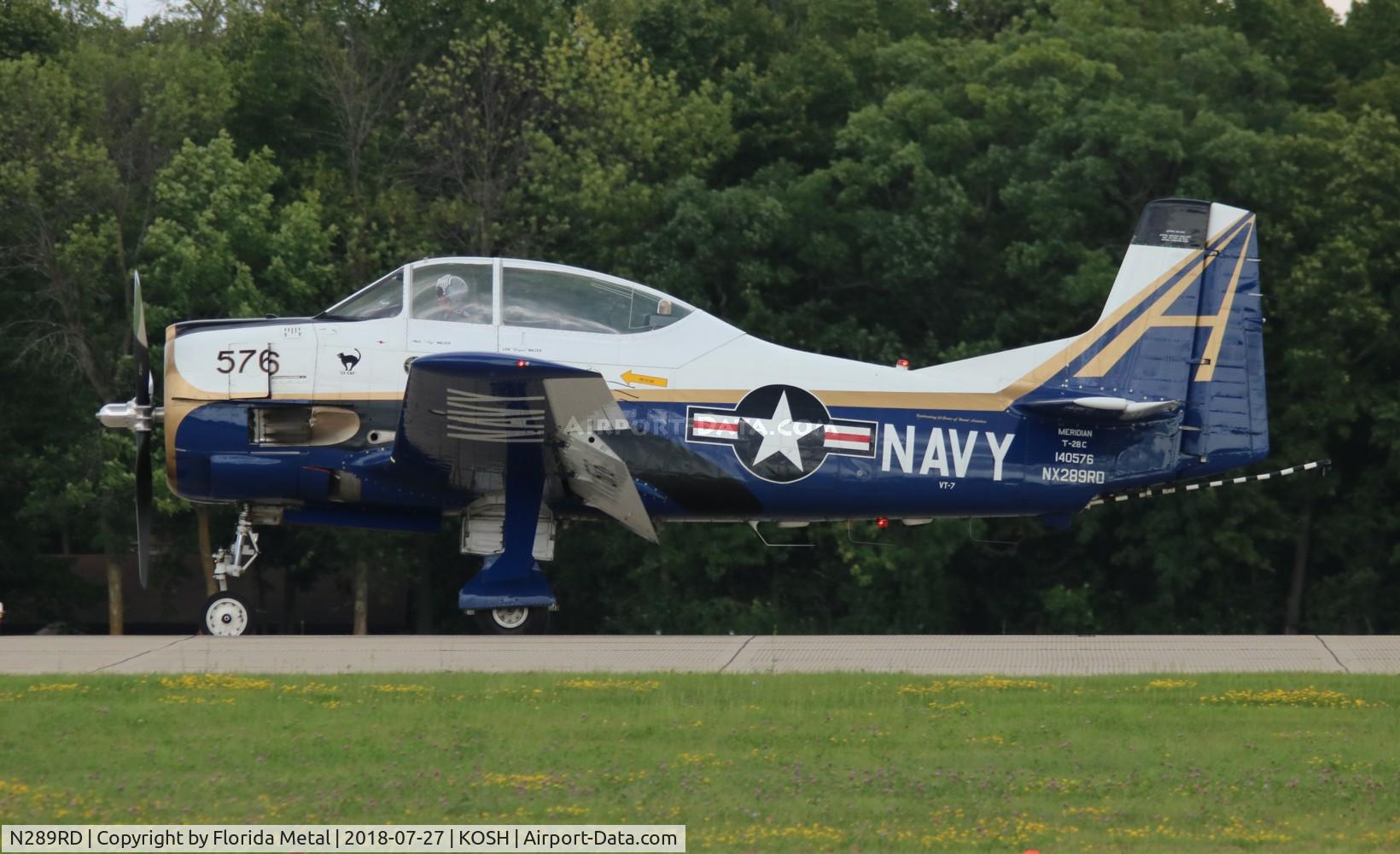 N289RD, 1956 North American T-28C Trojan C/N 226-153, T-28 zx