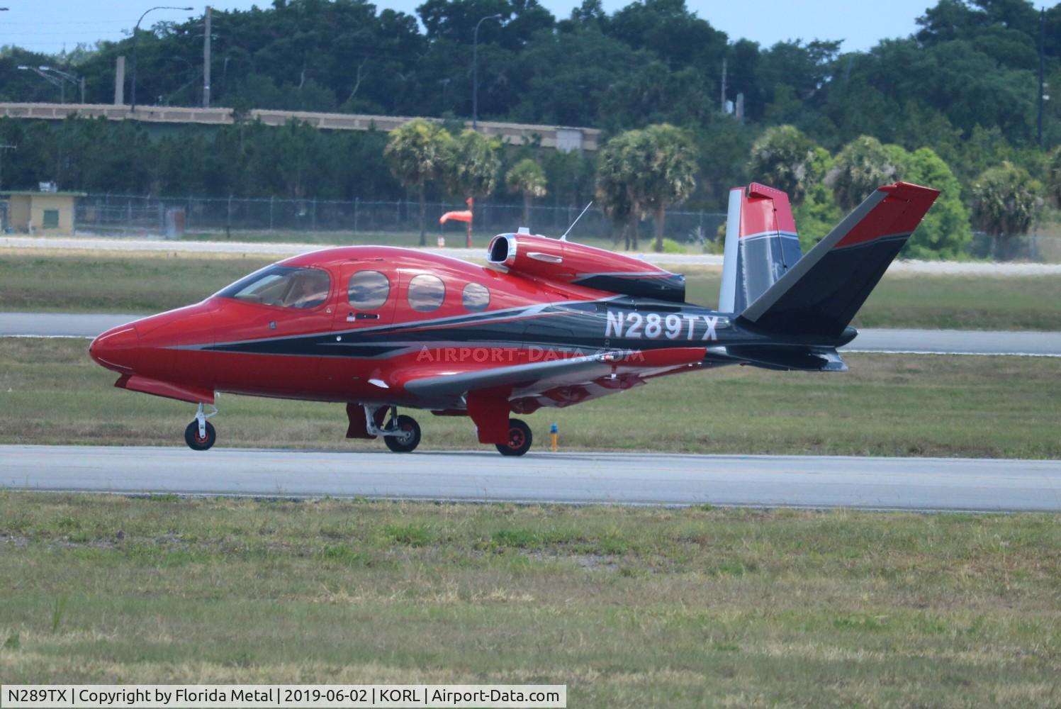 N289TX, 2018 Cirrus SF-50 Vision C/N 0083, SF50 zx