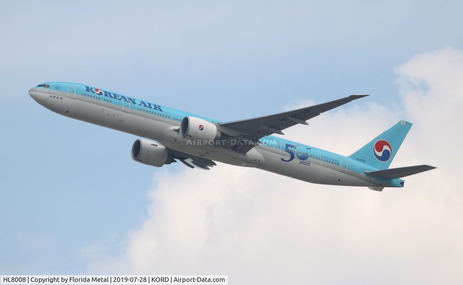 HL8008, 2015 Boeing 777-3B5/ER C/N 43816, KAL 773 zx ORD-ICN