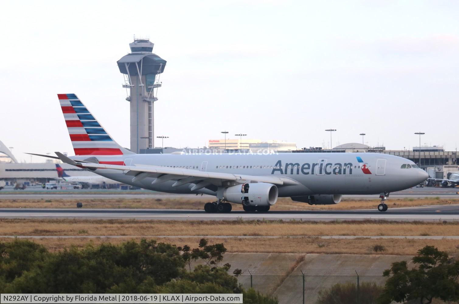 N292AY, 2014 Airbus A330-243 C/N 1512, AAL A332 zx in from PHL