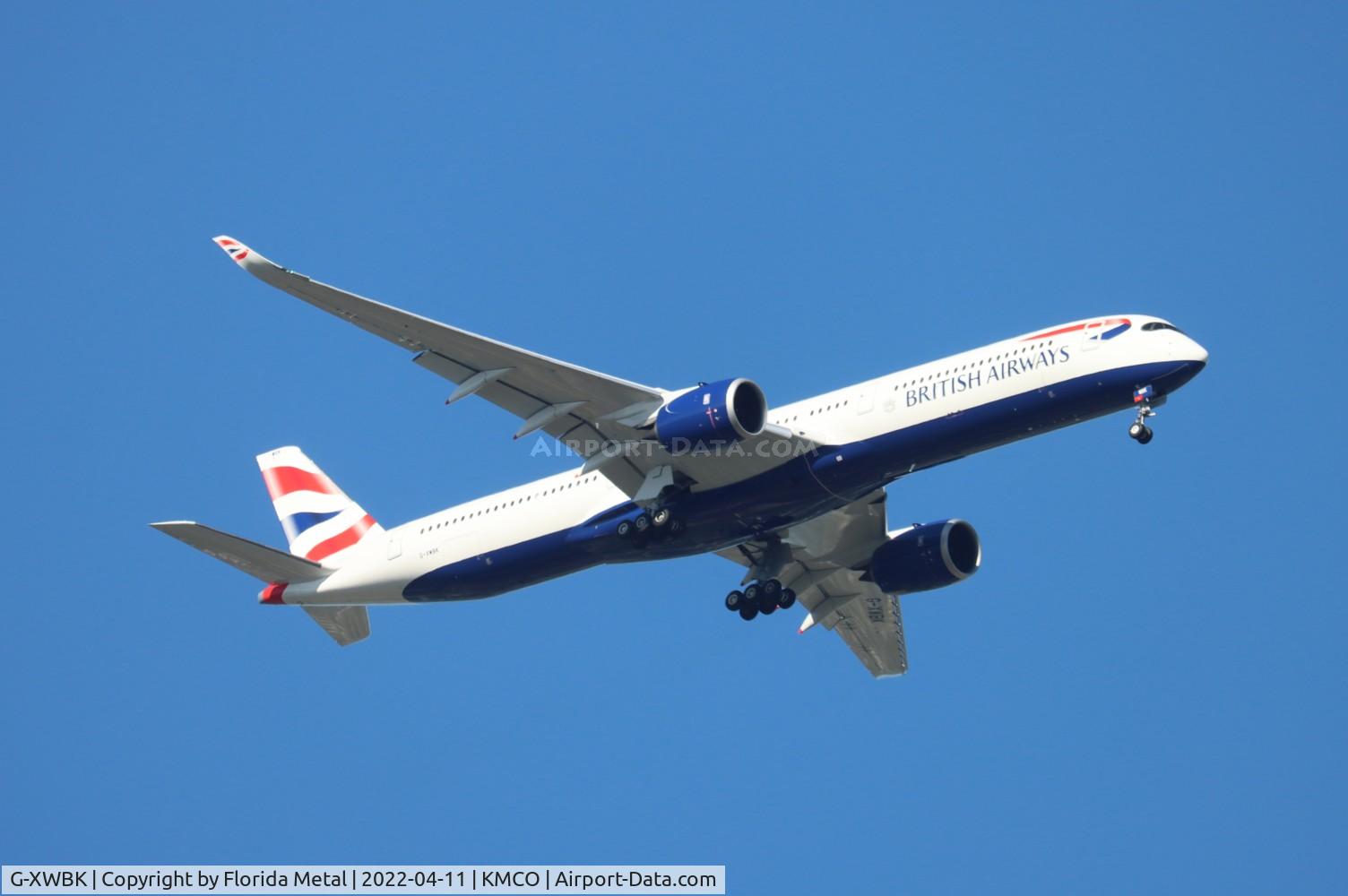 G-XWBK, 2021 Airbus A350-1041 C/N 495, BAW A35X zx LHR-MCO
