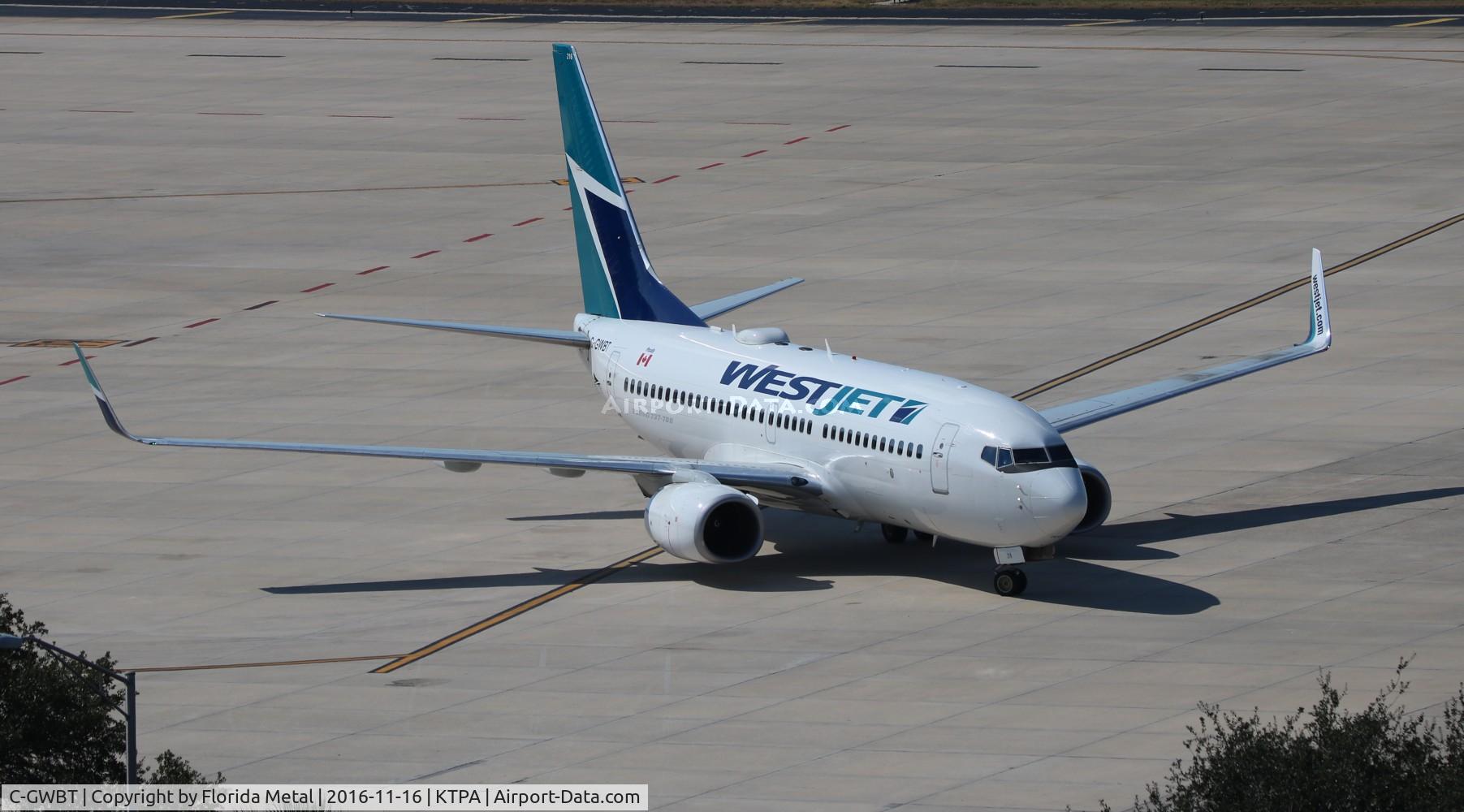 C-GWBT, 2003 Boeing 737-7CT C/N 32755, WJA 737 zx TPA
