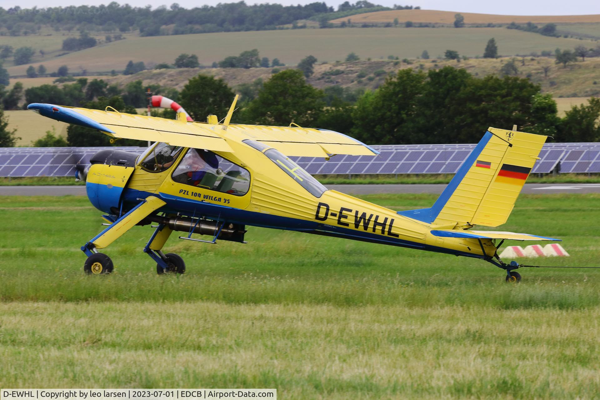 D-EWHL, 1976 PZL-Okecie PZL-104 Wilga 35A C/N 86231, Ballenstedt 1.7.2023