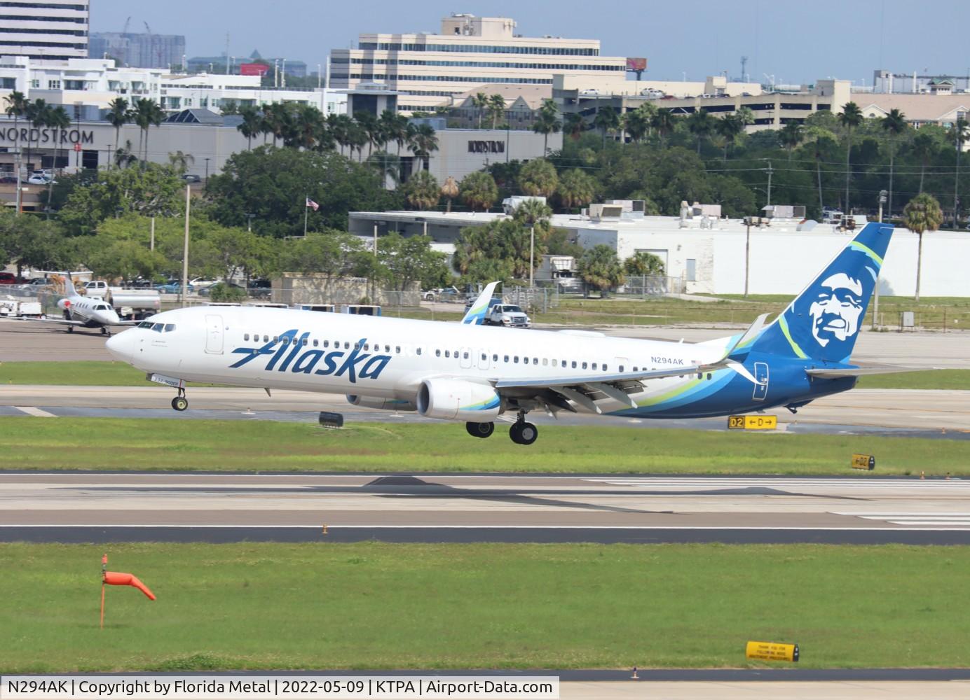 N294AK, Boeing 737-900ER C/N 64303, ASA 739 zx SEA-TPA