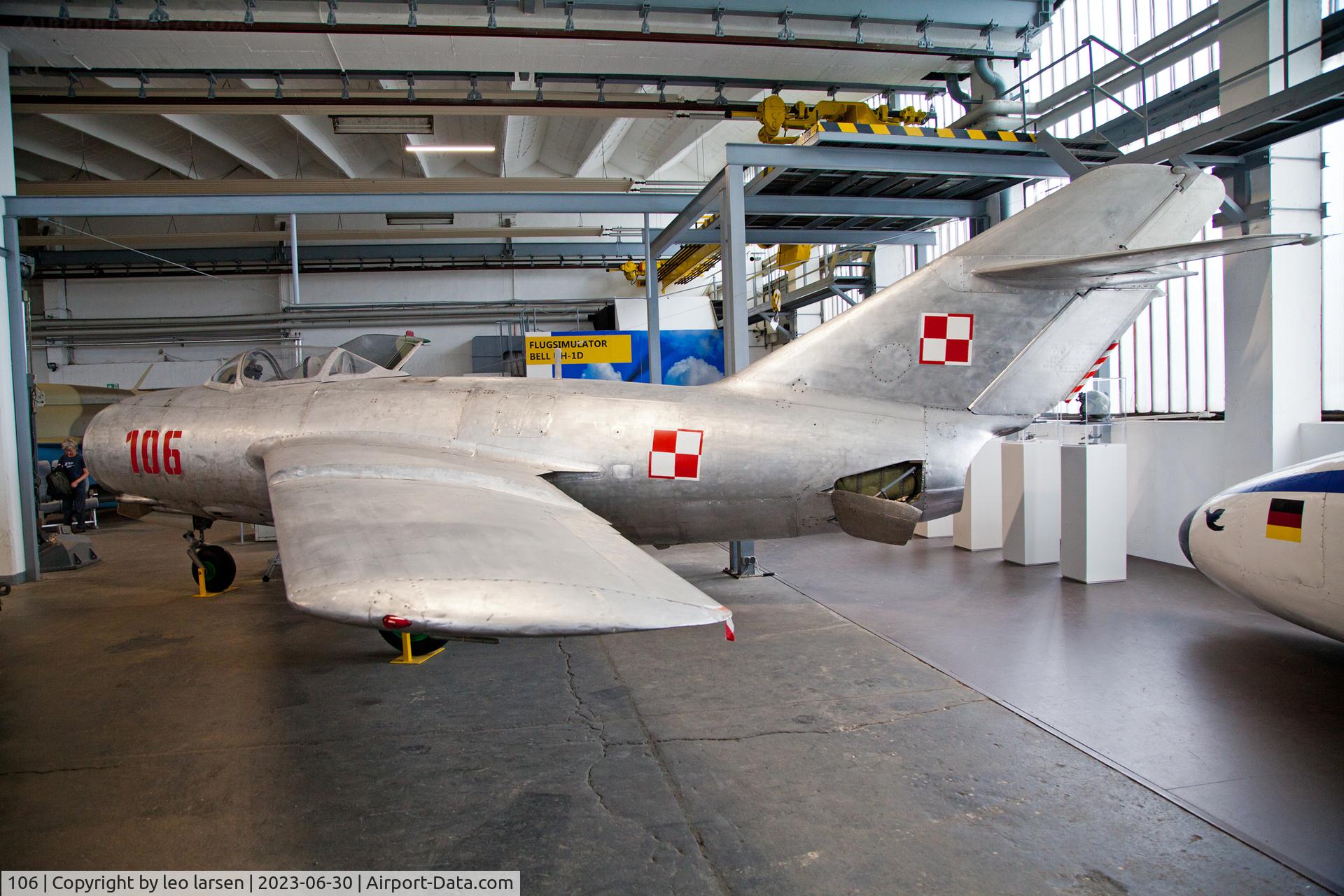 106, Mikoyan-Gurevich MiG-15bis (Lim-2) C/N 1B-00106, Wernigerode Museum 30.6.2023