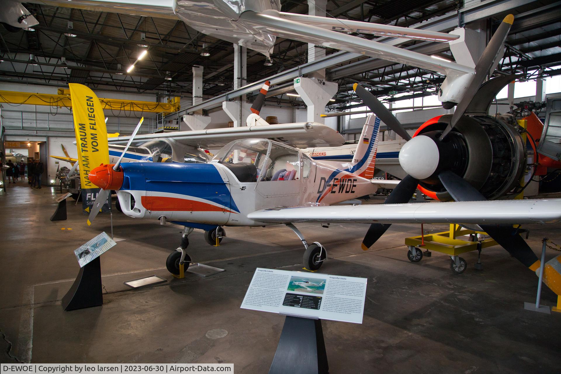 D-EWOE, 1976 Zlin Z.42MU C/N 0087, Wernigerode Museum 30.6.2023