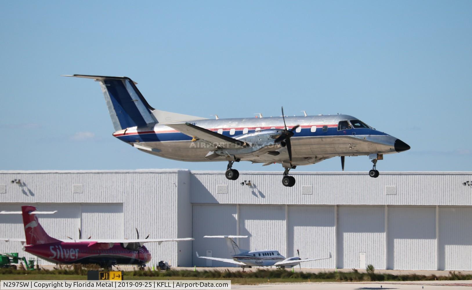 N297SW, 1996 Embraer EMB-120ER Brasilia C/N 120.327, Berry Aviation E120 zx FLL 10R