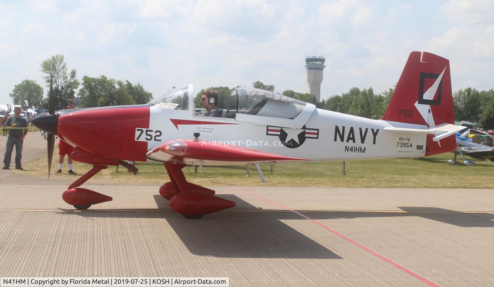 N41HM, 2017 Vans RV-7A C/N 73954, RV-7A zx