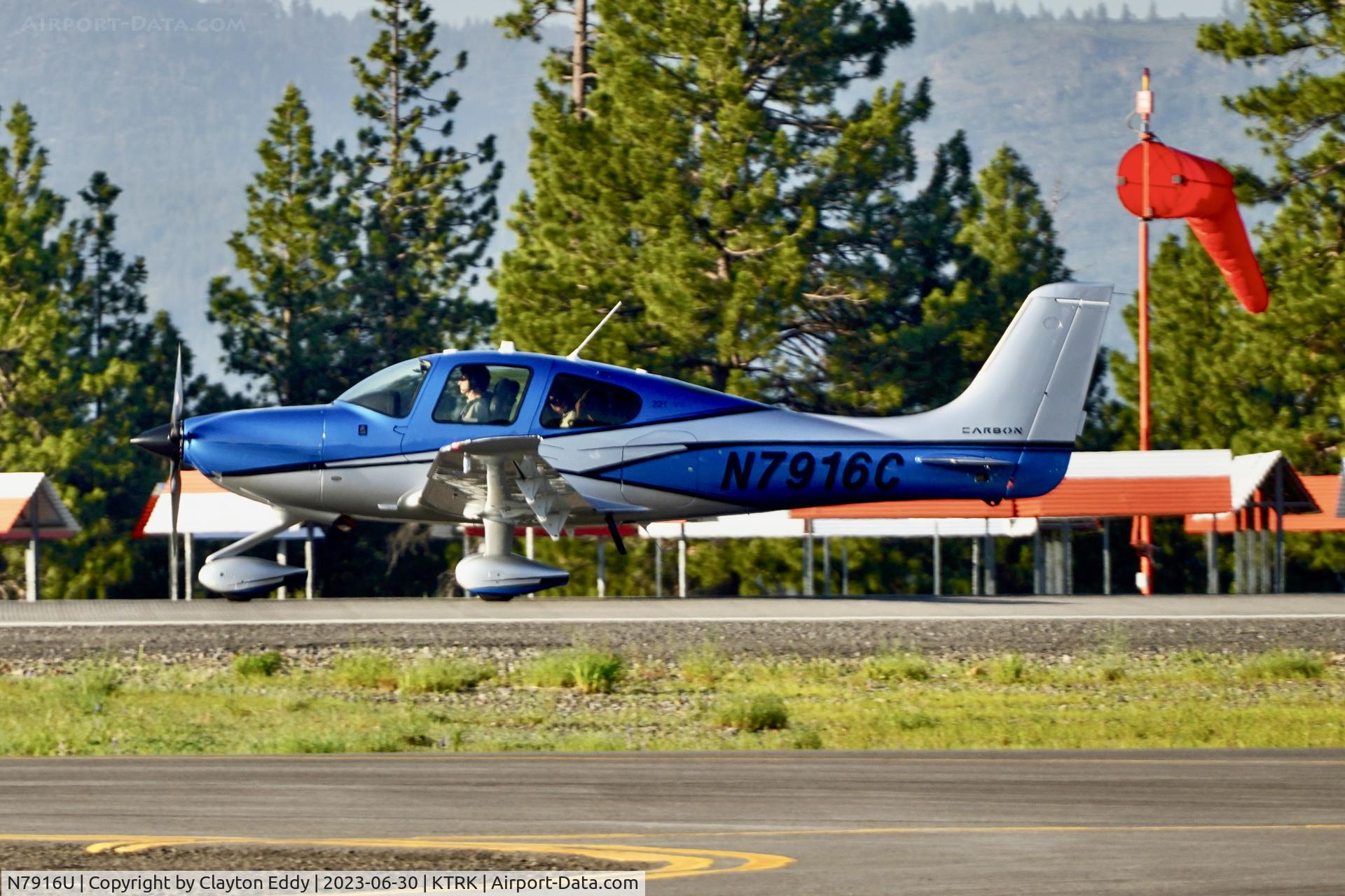 N7916U, 1964 Cessna 172F C/N 17251916, Truckee Tahoe Airport in California 2023.