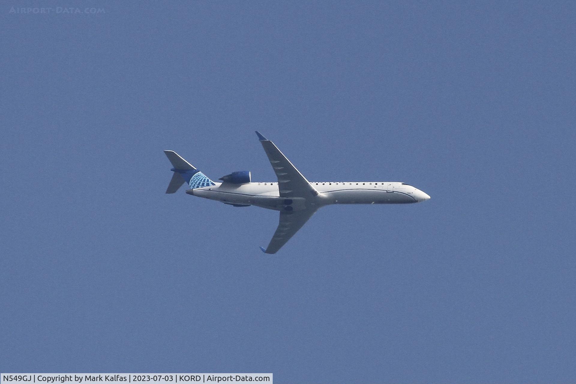 N549GJ, 2009 Bombardier CRJ-550 C/N 10280, GoJet Airlines/ United Express CRJ7 N549GJ, GJS4423 RIC-ORD