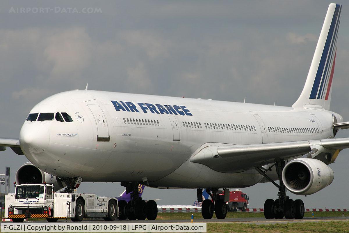 F-GLZI, 1995 Airbus A340-312 C/N 084, at cdg