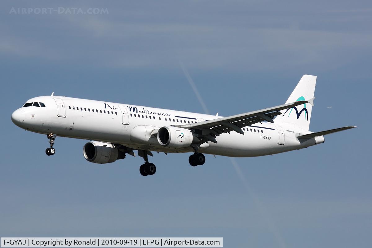 F-GYAJ, 2006 Airbus A321-211 C/N 2707, at cdg
