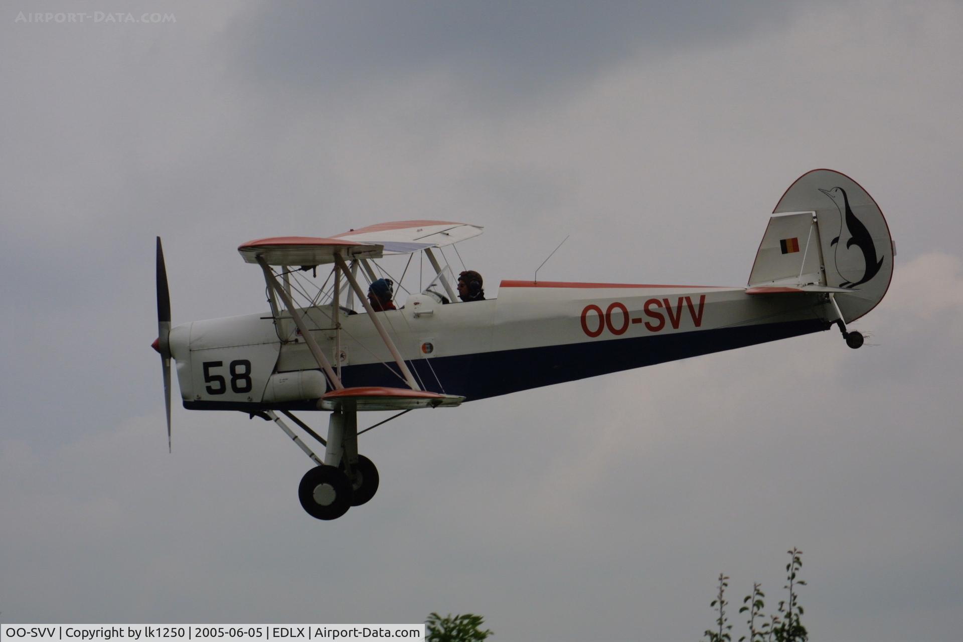 OO-SVV, 1951 Stampe-Vertongen SV-4B Coupe C/N 1200, The OO-SVV visited a Flugplatzfest at Wesel.