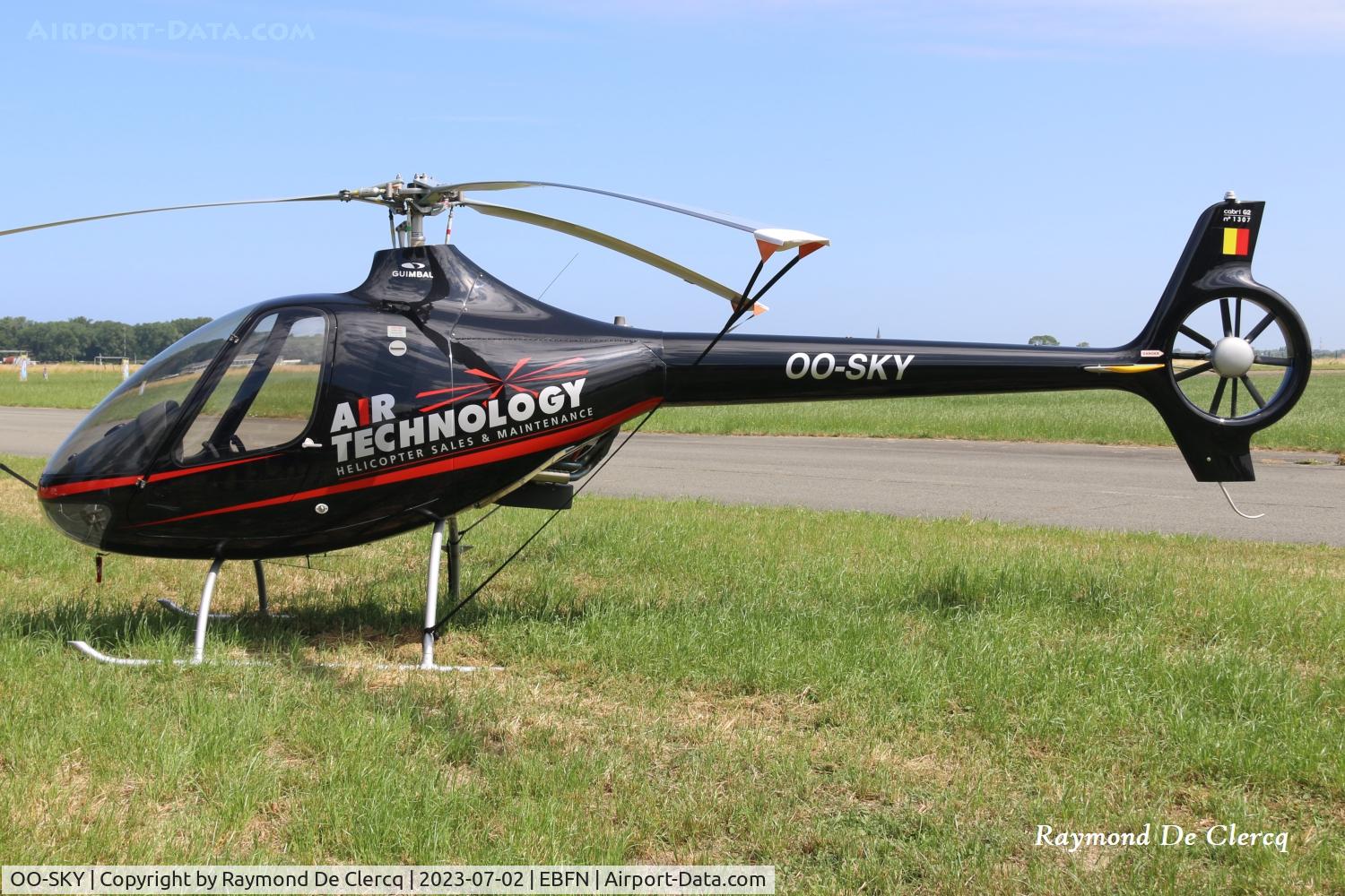 OO-SKY, 2022 Guimbal Cabri G2 C/N 1307, Rotor World at Koksijde.