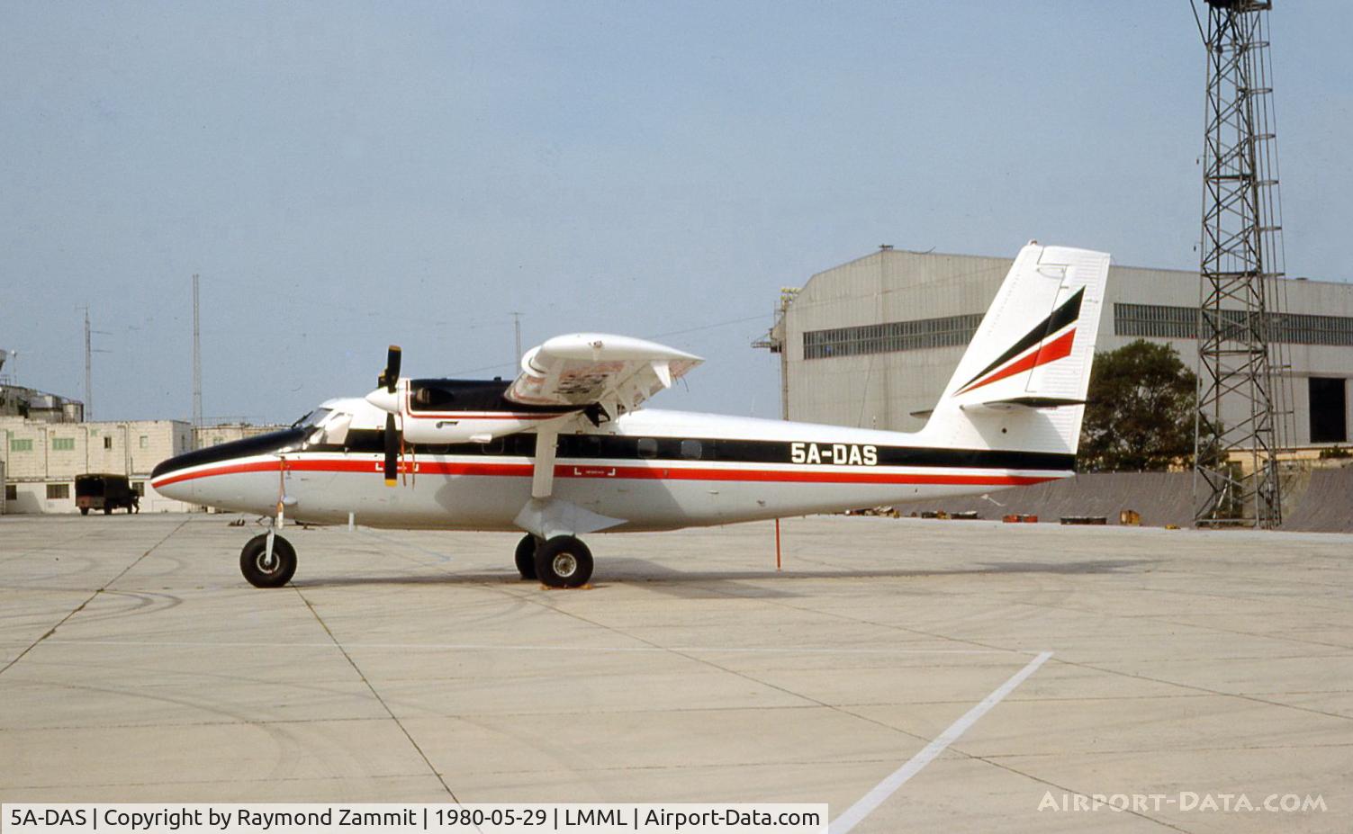 5A-DAS, 1977 De Havilland Canada DHC-6-300 Twin Otter C/N 567, De Havilland Canada DHC 6 Twin Otter 5A-DAS